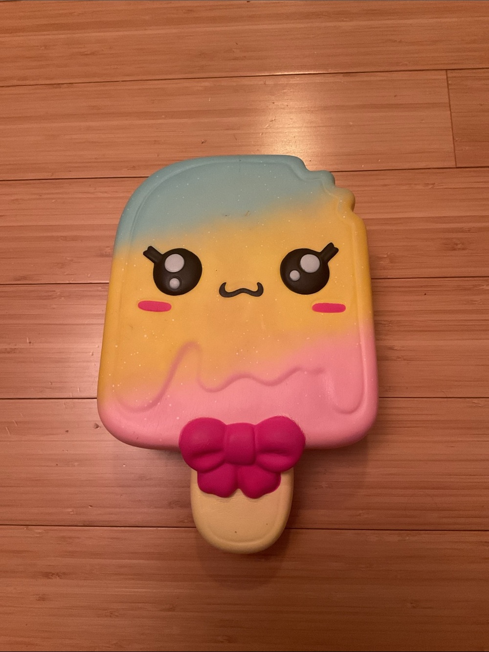 Kawaii Popsicle Squishy Toy - Blue, Yellow, Pink